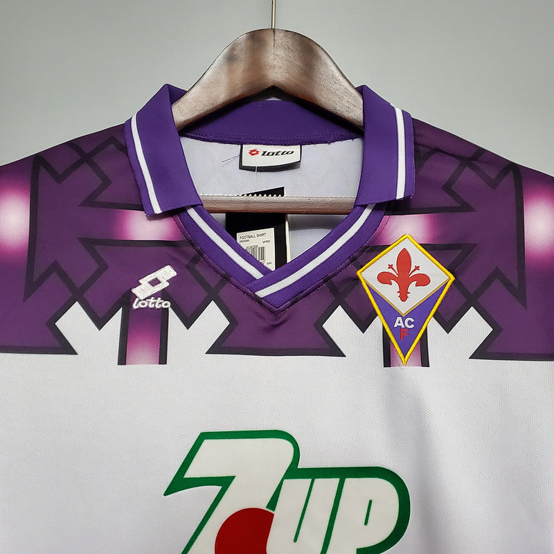 Camisa Fiorentina Retrô 1992/1993 Branca e Roxa