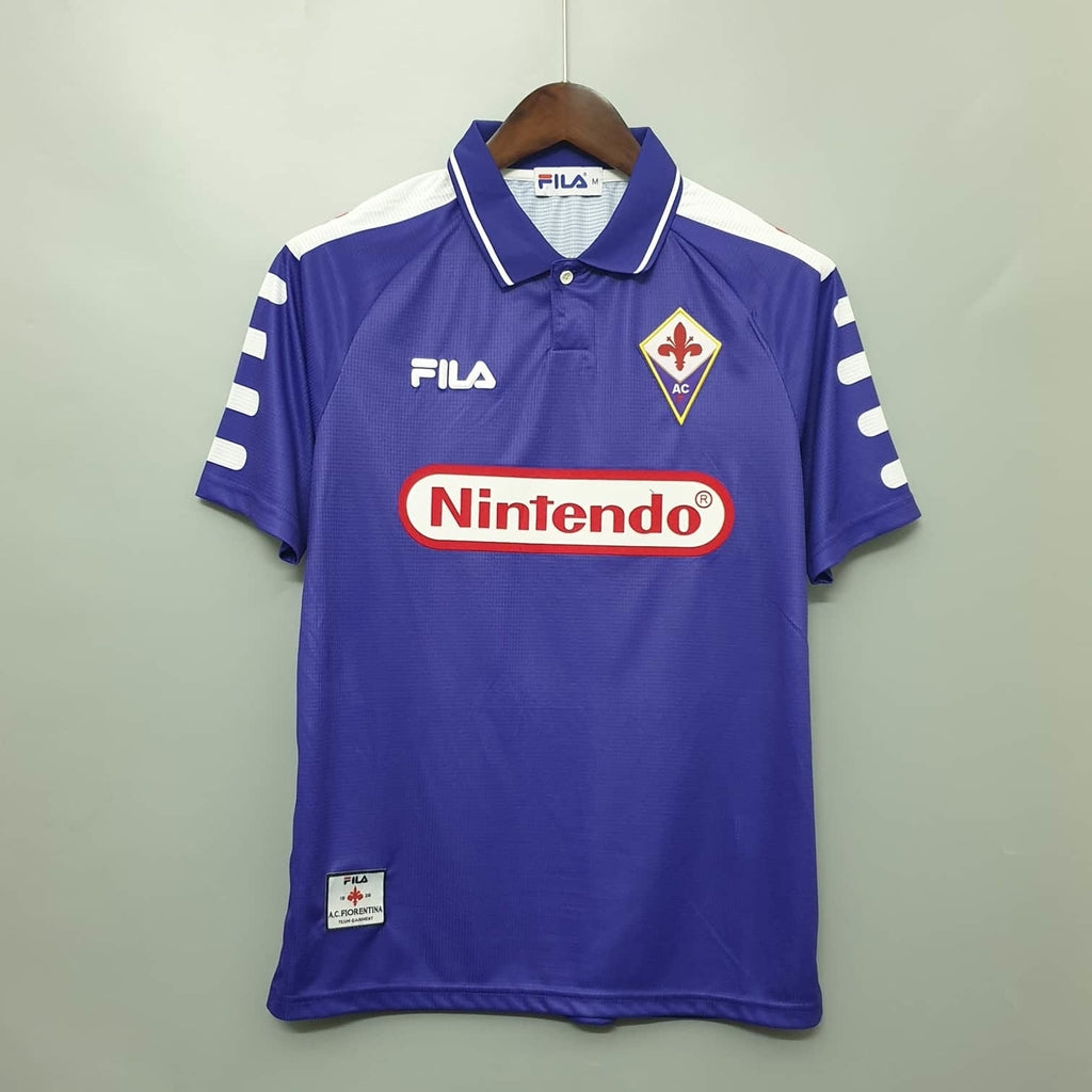 Camisa Fiorentina Retrô 1998 Roxa