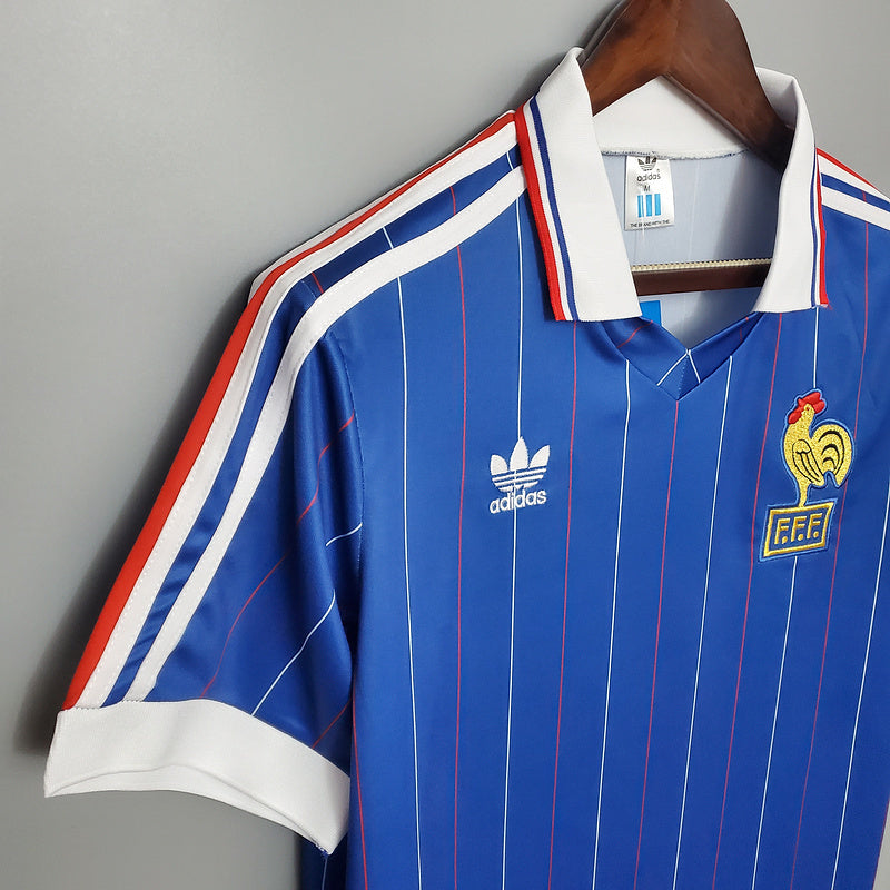 Camisa França Retrô 1982 Azul