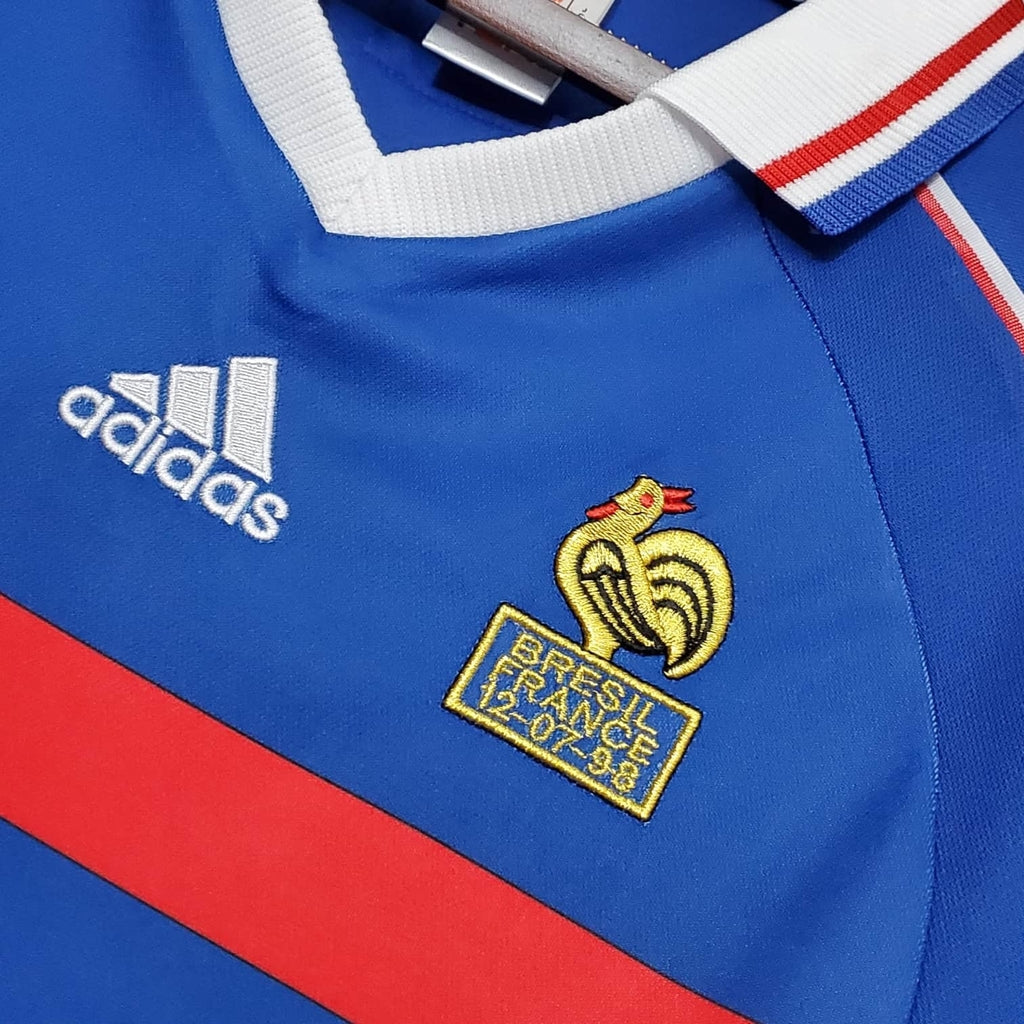 Camisa França Retrô 1998 Azul