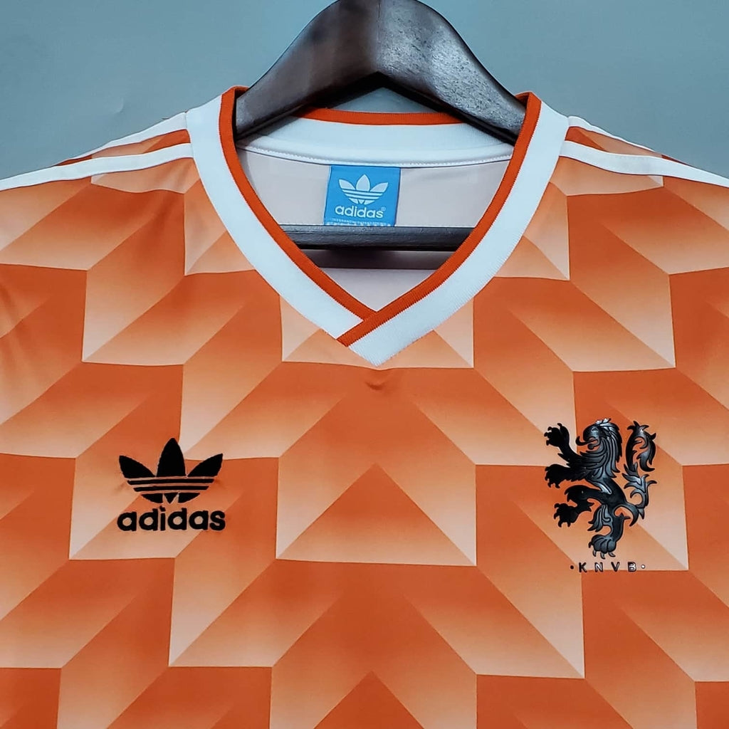 Camisa Holanda Retrô 1988 Laranja