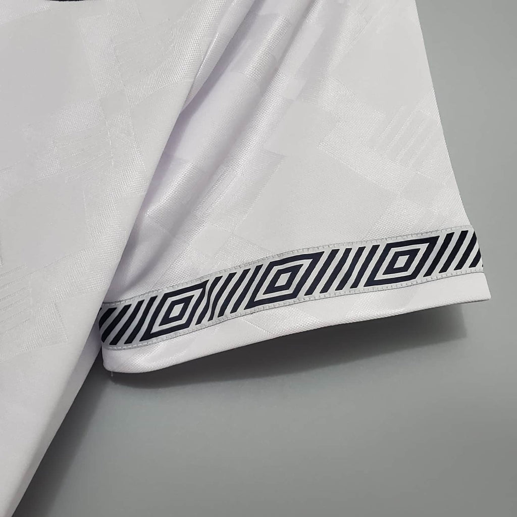 Camisa Inglaterra Retrô 1990 Branca