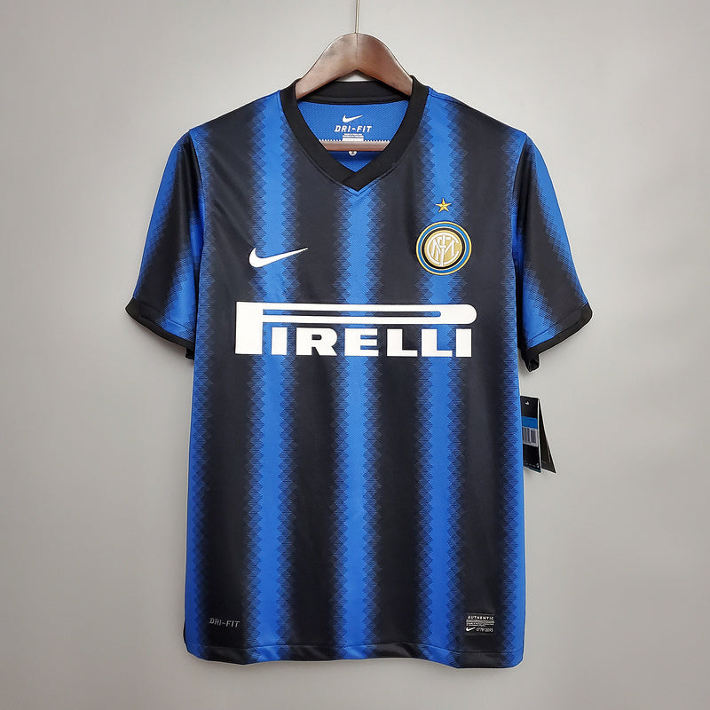 Camisa Inter de Milão Retrô 2010/2011 Azul e Preta