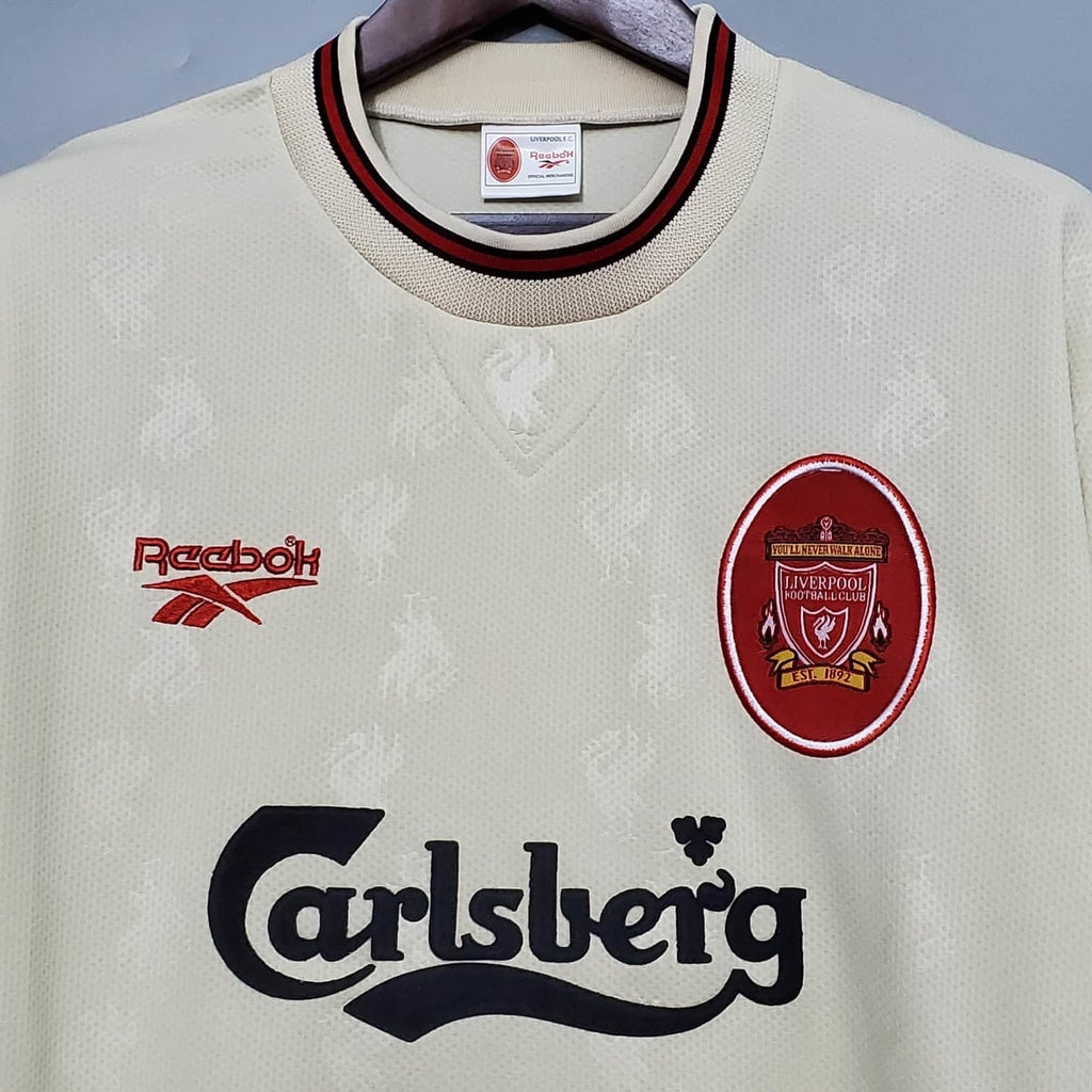 Camisa Liverpool Retrô 1996/1997 Branca