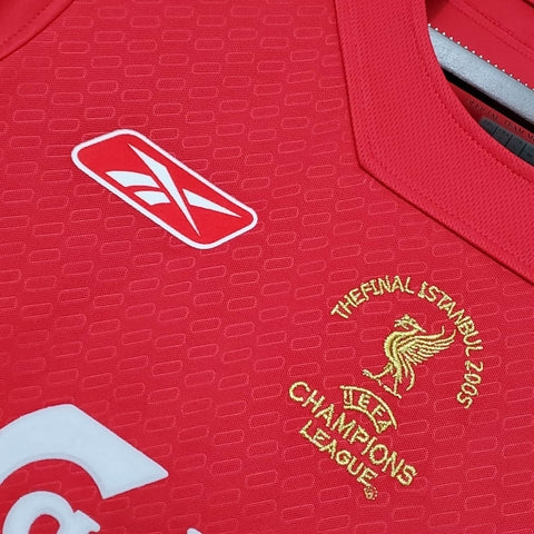 Camisa Liverpool Retrô 2005 Vermelha