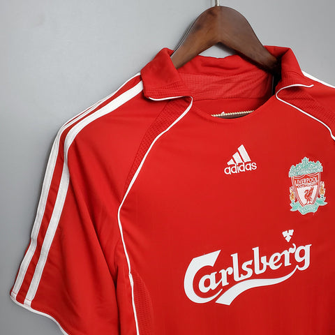 Camisa Liverpool Retrô 2006/2007 Vermelha