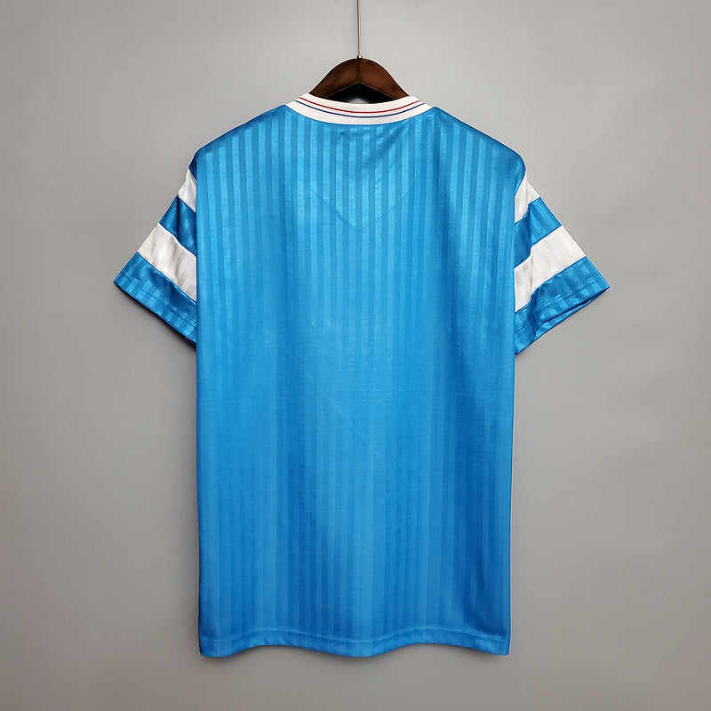 Camisa Marseille Retrô 1990 Azul