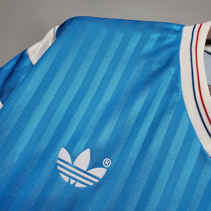 Camisa Marseille Retrô 1990 Azul