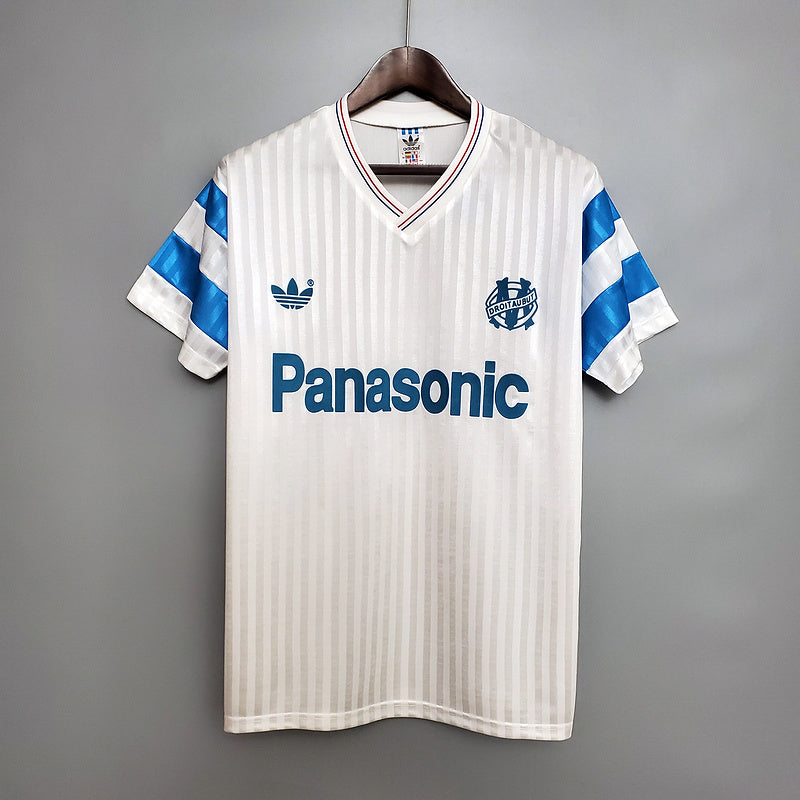 Camisa Marseille Retrô 1990 Branca