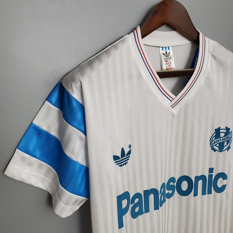Camisa Marseille Retrô 1990 Branca