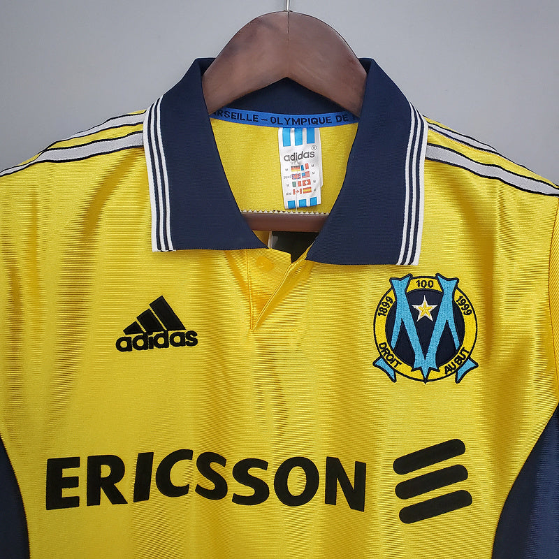 Camisa Marseille Retrô 1998/1999 Amarela