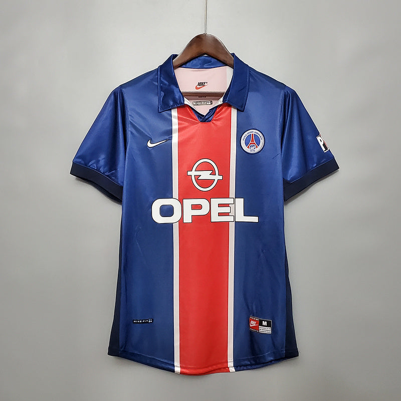 Camisa PSG Retrô 1998/1999 Azul e Vermelha