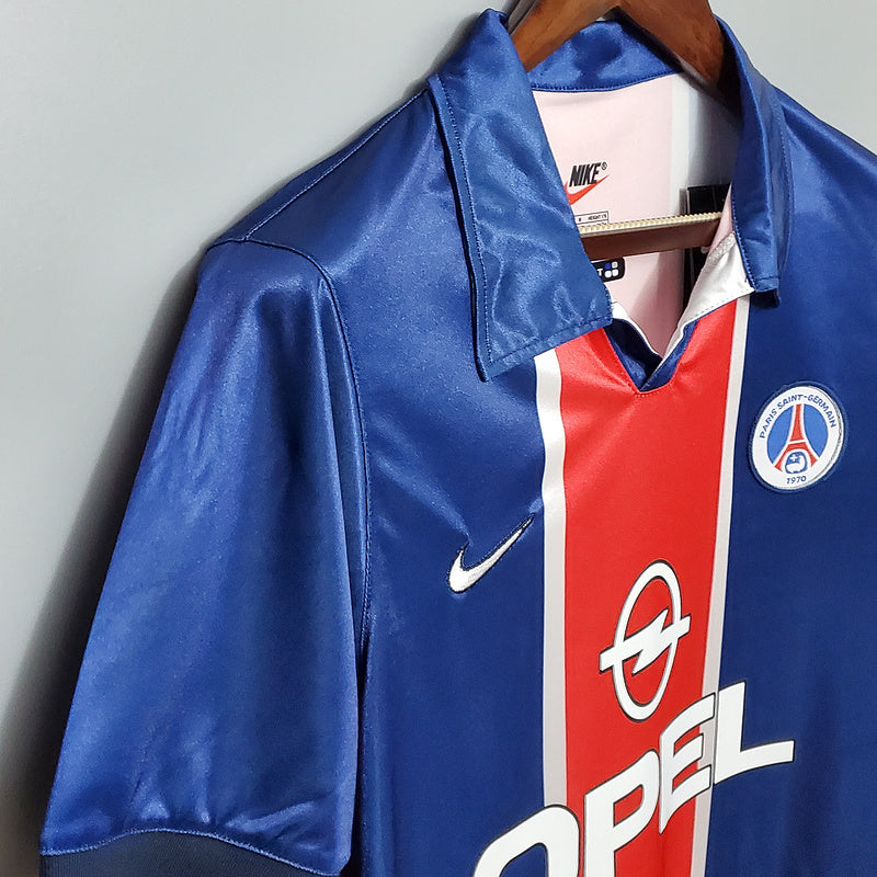 Camisa PSG Retrô 1998/1999 Azul e Vermelha