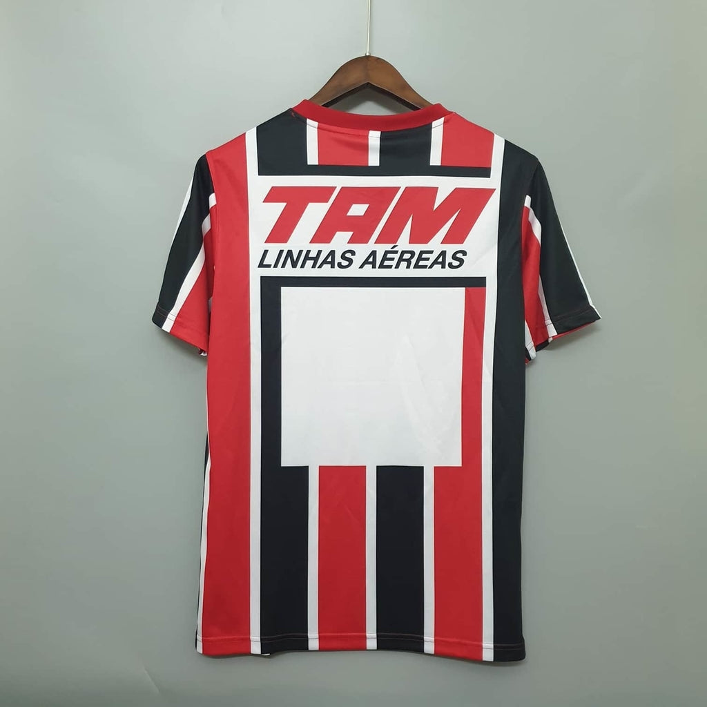Camisa São Paulo Retrô 1993 Vermelha e Preta