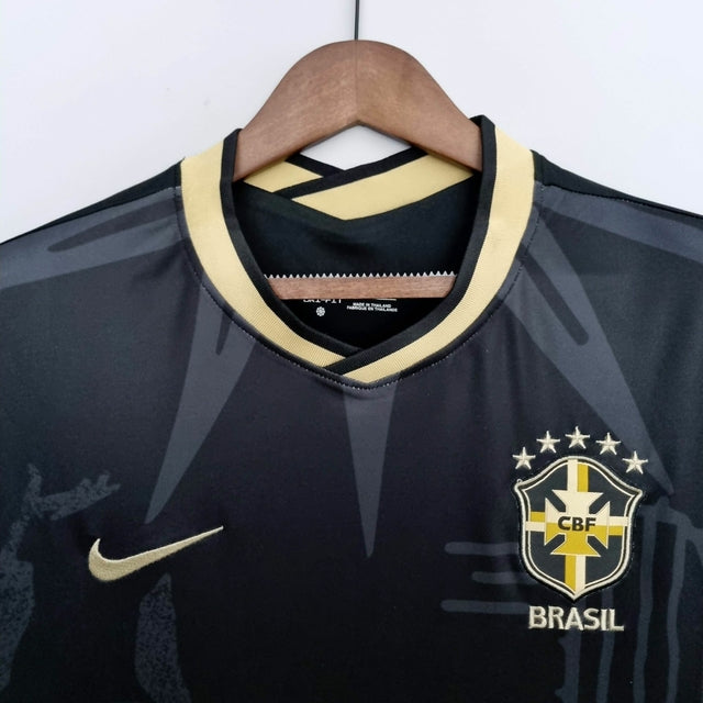 Camisa Seleção Brasil Fourth 2022 Preto - Conceito Nordeste