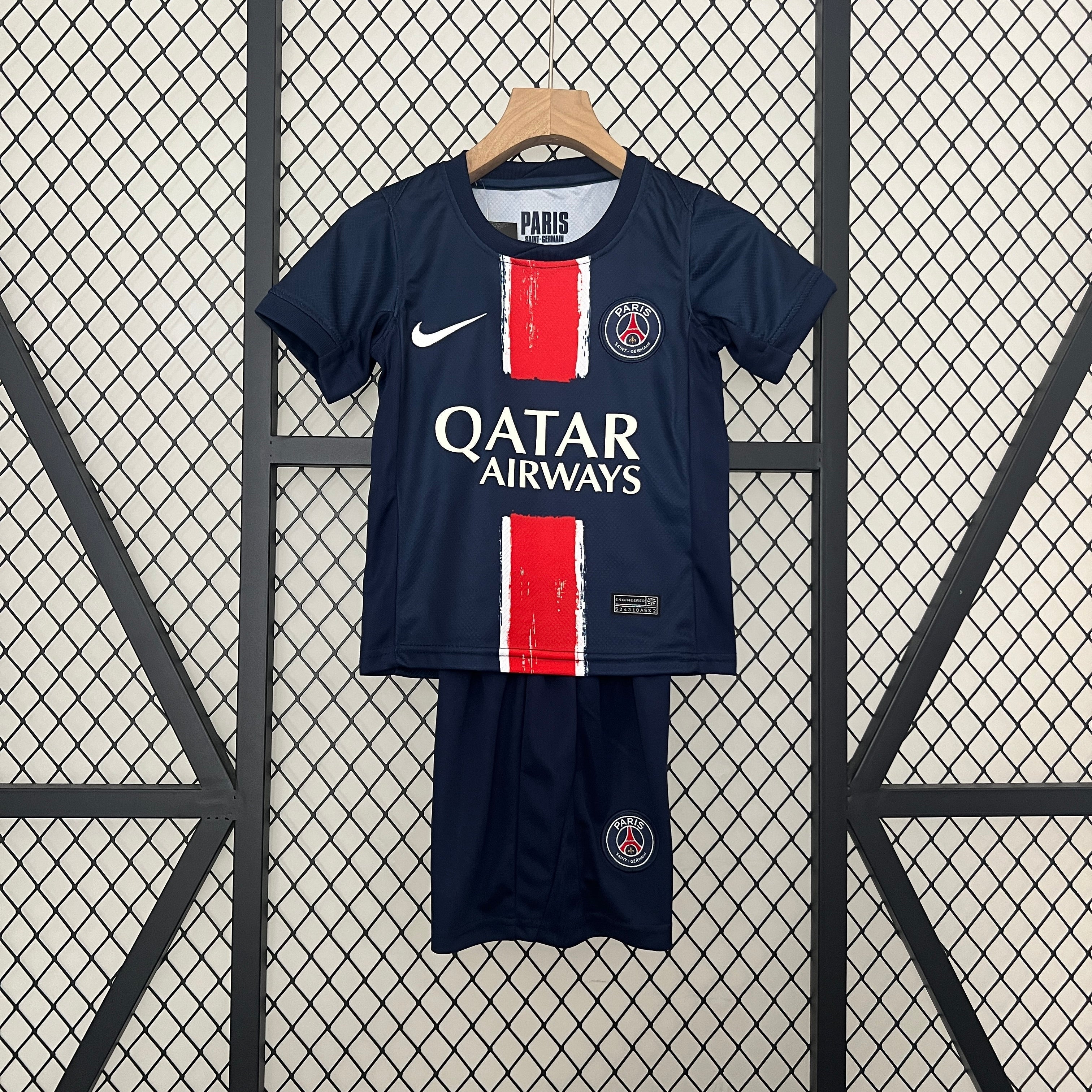 Kit infantil Paris Saint-Germain I 24/25 - Azul