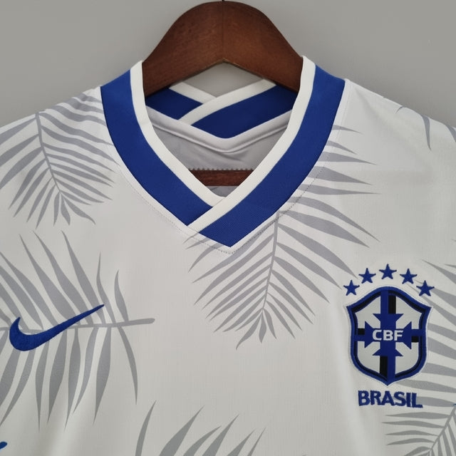 Camisa Seleção Brasil Fourth 2022 Branco - Conceito Floresta Amazônica
