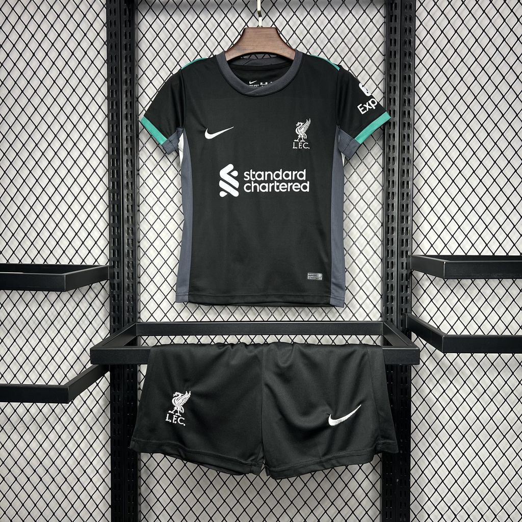 Kit infantil Liverpool II 24/25 - Preto