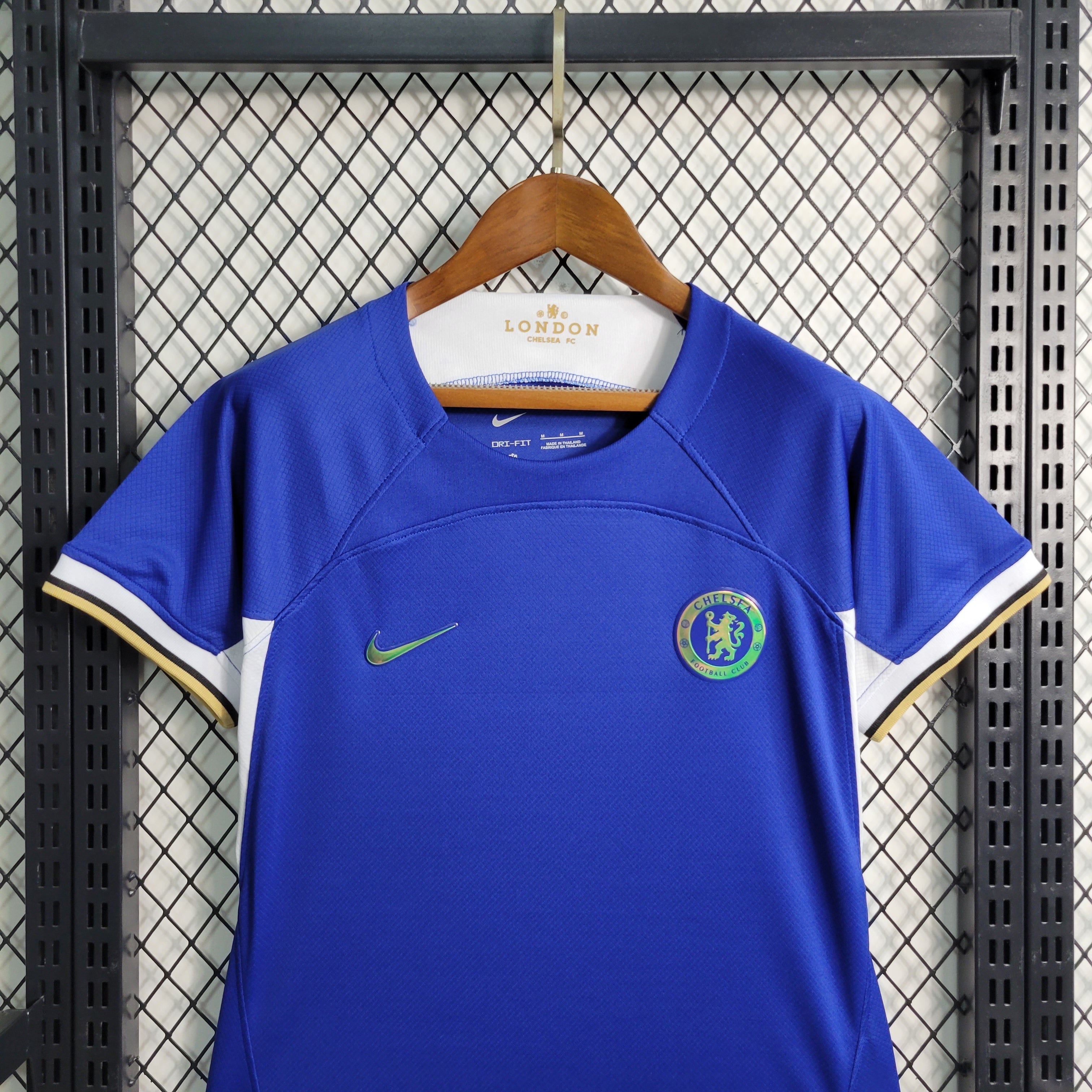 Camisa Chelsea Feminina I 23/24 Azul