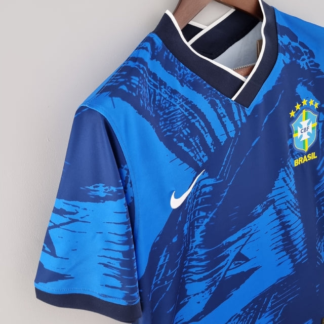 Camisa Seleção Brasil 2022 Azul - Conceito Azul Escuro