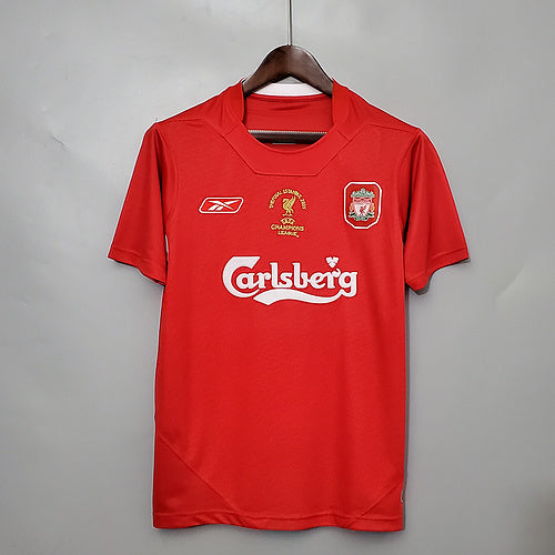 Camisa Liverpool Retrô 2005 Vermelha