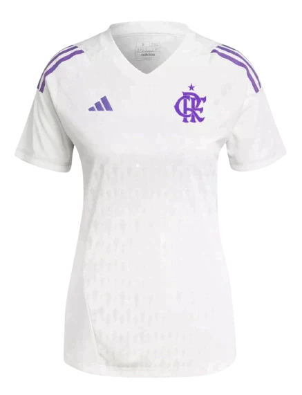 Camisa Feminina Flamengo Goleiro 23/24 Branca